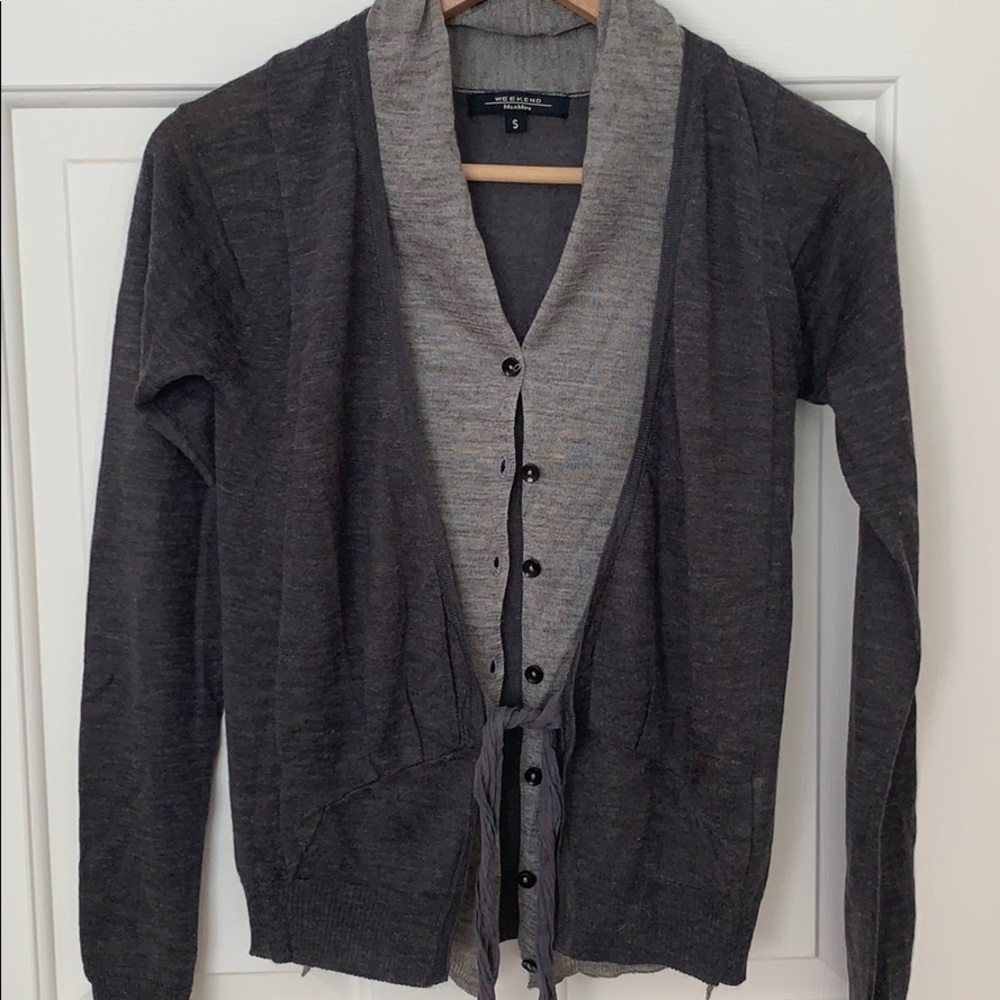 Mock 2-layer Cardigan